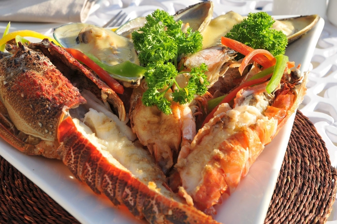 Imagen del bar/restaurante del Hotel Cape Town Beachfront Apartments At Leisure Bay. Foto 7
