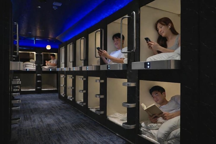 Imagen de la habitación del Hotel Capsule Hostel Beppu Tower. Foto 2
