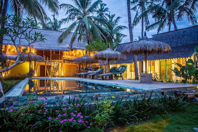 Imagen general del Hotel Captain Coconuts Gili Air. Foto 7