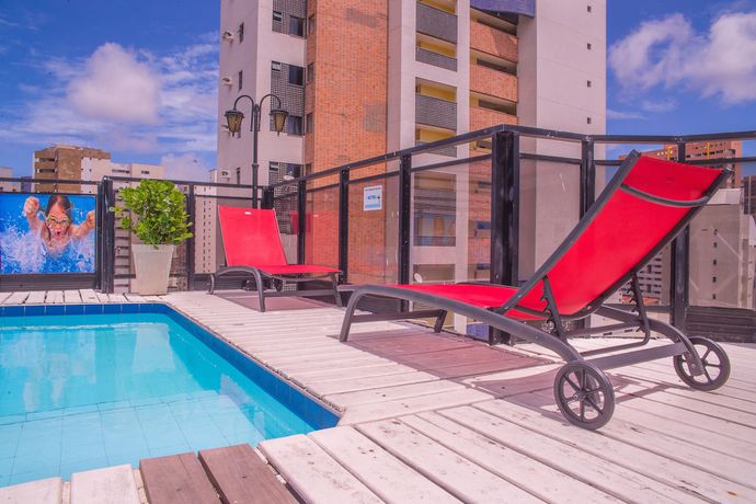 Imagen de la piscina del Hotel Casa Blanca, Fortaleza. Foto 19