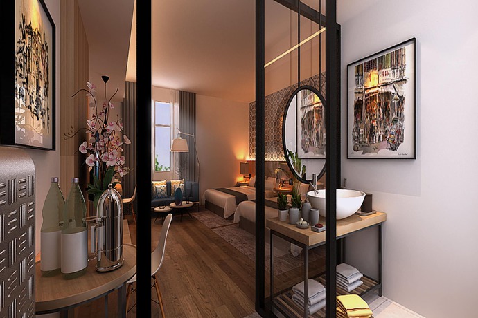 Imagen de la habitación del Hotel Casa Bonita. Foto 13