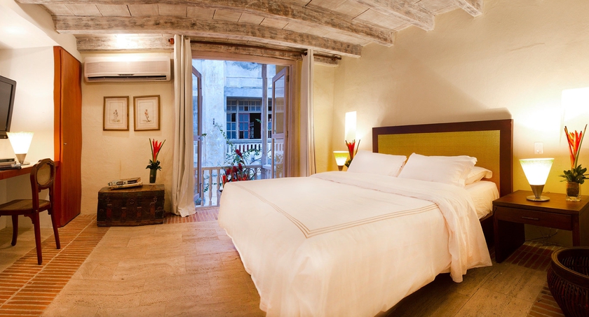 Imagen de la habitación del Hotel Casa Carolina Hotel Cartagena. Foto 5