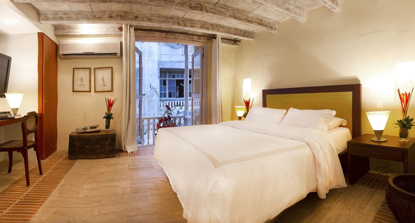 Imagen de la habitación del Hotel Casa Carolina Hotel Cartagena. Foto 12