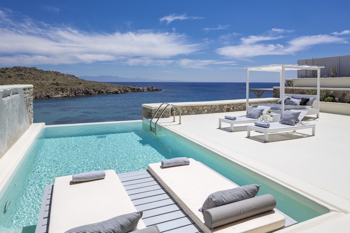 Imagen de los exteriores del Hotel Casa Del Mar Mykonos Seaside Resort. Foto 6