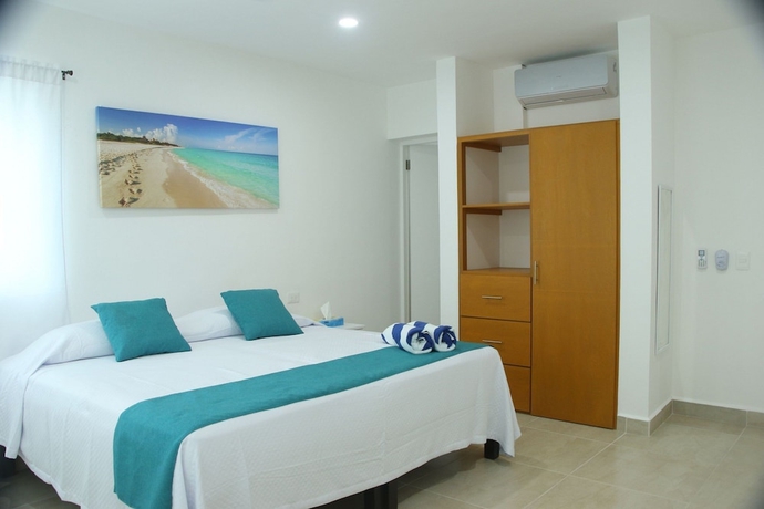 Imagen de la habitación del Hotel Casa Sarita, Puerto Morelos. Foto 3