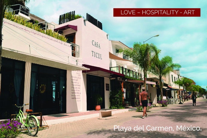 Imagen de los exteriores del Hotel Casa Ticul Boutique 5th Av. Foto 9