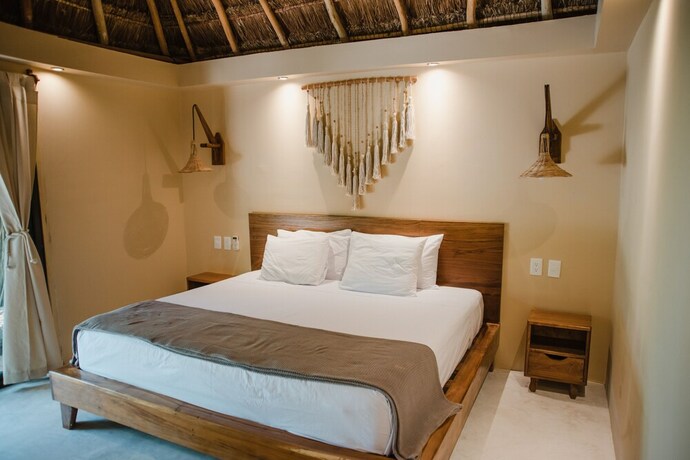 Imagen de la habitación del Hotel Casabakal - A Pie De Laguna - Bacalar. Foto 19