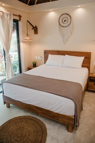 Imagen de la habitación del Hotel Casabakal - A Pie De Laguna - Bacalar. Foto 31