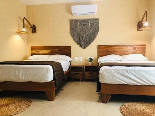 Imagen de la habitación del Hotel Casabakal - A Pie De Laguna - Bacalar. Foto 32