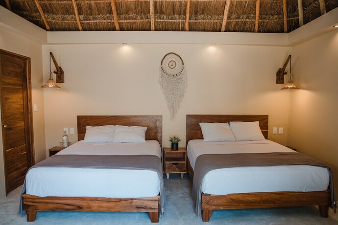 Imagen de la habitación del Hotel Casabakal - A Pie De Laguna - Bacalar. Foto 33