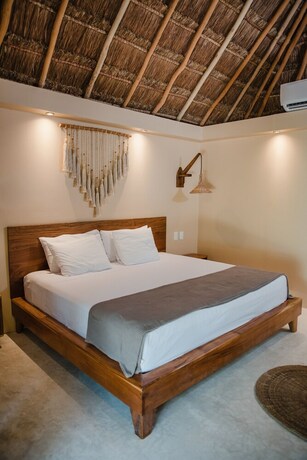 Imagen de la habitación del Hotel Casabakal - A Pie De Laguna - Bacalar. Foto 37