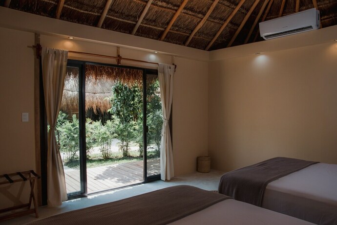 Imagen de la habitación del Hotel Casabakal - A Pie De Laguna - Bacalar. Foto 38