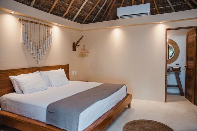 Imagen de la habitación del Hotel Casabakal - A Pie De Laguna - Bacalar. Foto 39