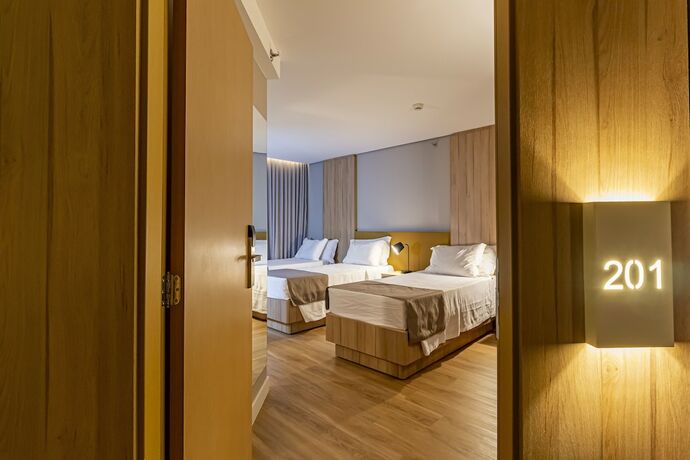 Imagen de la habitación del Hotel Cassino Tower S&atilde;o Jos&eacute; Do Rio Preto By Nacional Inn. Foto 11
