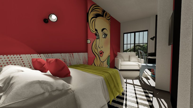 Imagen de la habitación del Hotel Casual Pop Art. Foto 9