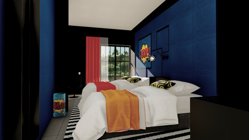 Imagen de la habitación del Hotel Casual Pop Art. Foto 11