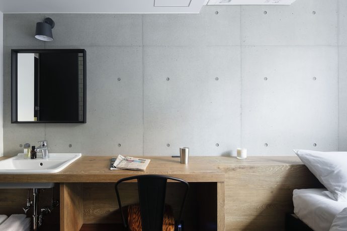 Imagen de la habitación del Hotel Cen. Foto 15