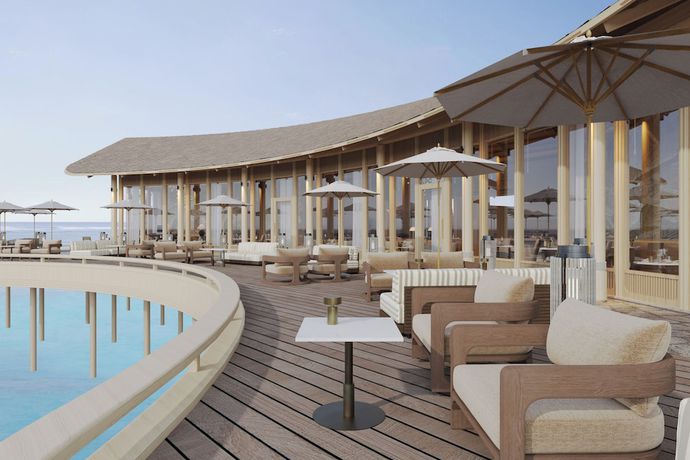 Imagen del bar/restaurante del Hotel Centara Grand Lagoon Maldives. Foto 8