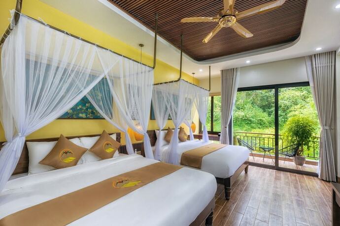 Imagen de la habitación del Hotel Central Hills P&ugrave; Lu&ocirc;ng Resort. Foto 13