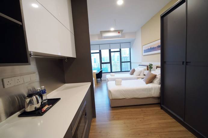Imagen de la habitación del Hotel Ceylonz Starlight Suites Bukit Bintang. Foto 5