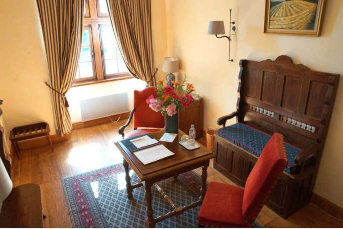 Imagen de la habitación del Hotel Ch&acirc;teau de la Caze, Sainte-Enimie. Foto 15