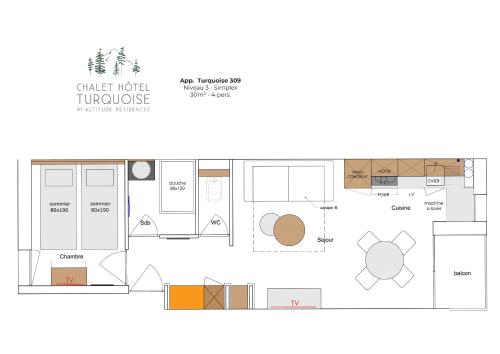 Imagen de la habitación del Hotel Chalet H&ocirc;tel Turquoise. Foto 20