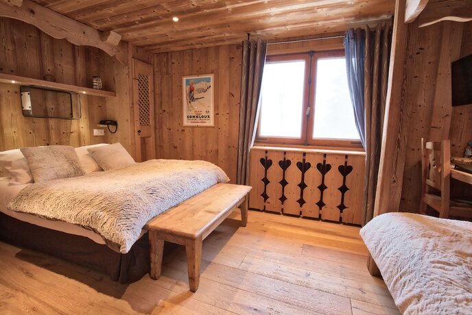 Imagen de la habitación del Hotel Chalet H&ocirc;tel du Mont Charvin. Foto 15