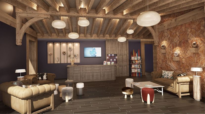 Imagen de los interiores del Hotel Chalet La Mainaz Restaurant and Resort. Foto 11