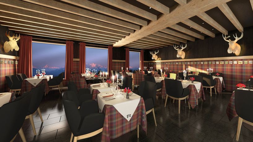 Imagen del bar/restaurante del Hotel Chalet La Mainaz Restaurant and Resort. Foto 6