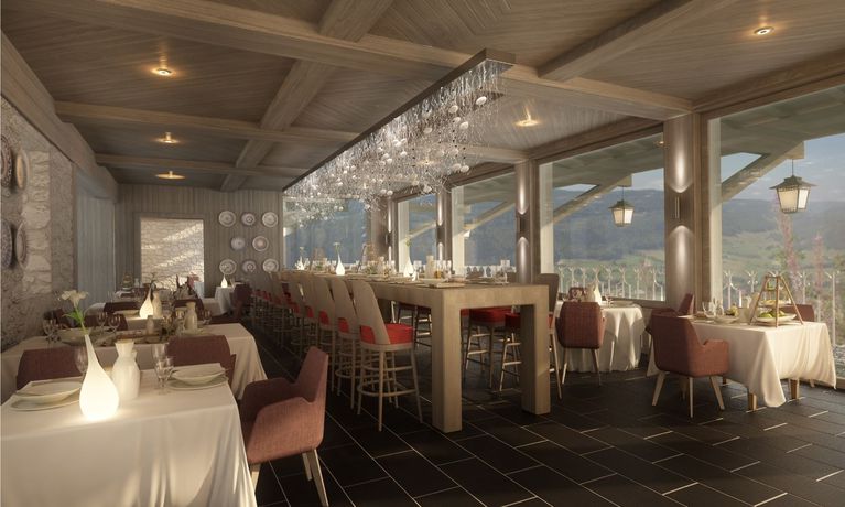 Imagen del bar/restaurante del Hotel Chalet La Mainaz Restaurant and Resort. Foto 7