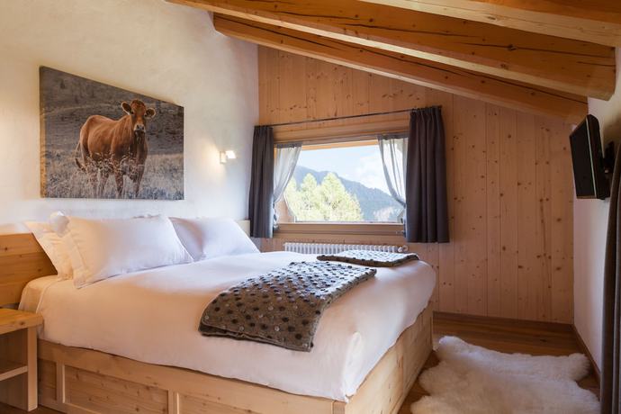 Imagen de la habitación del Hotel Chalet-H&ocirc;tel Borgo Eibn Mountain Lodge (Relais du Silence). Foto 8