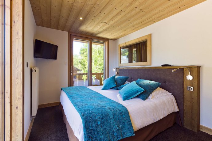 Imagen de la habitación del Hotel Chalet-H&ocirc;tel Les Gentianettes, The Originals Relais (H&ocirc;tels-Chalets de Tradition). Foto 5