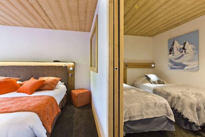 Imagen de la habitación del Hotel Chalet-H&ocirc;tel Les Gentianettes, The Originals Relais (H&ocirc;tels-Chalets de Tradition). Foto 7