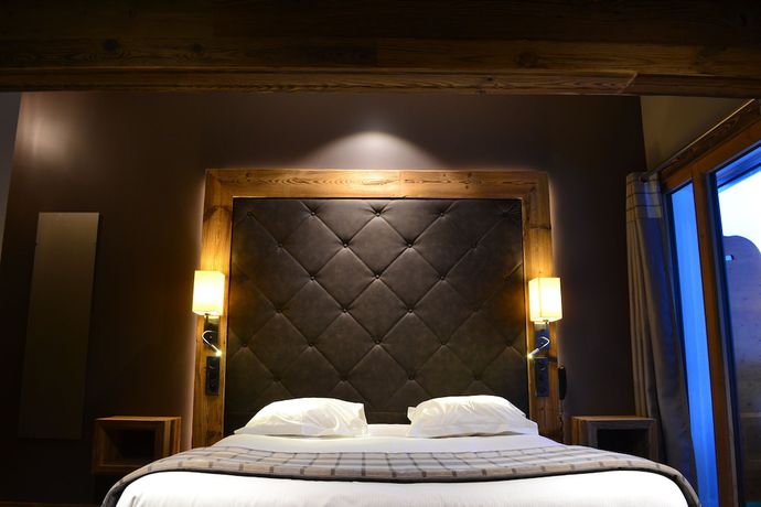 Imagen de la habitación del Hotel Chalet-H&ocirc;tel Les Gentianettes, The Originals Relais (H&ocirc;tels-Chalets de Tradition). Foto 9