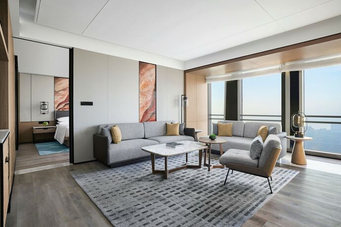 Imagen de la habitación del Hotel Changzhou Marriott Jintan. Foto 11