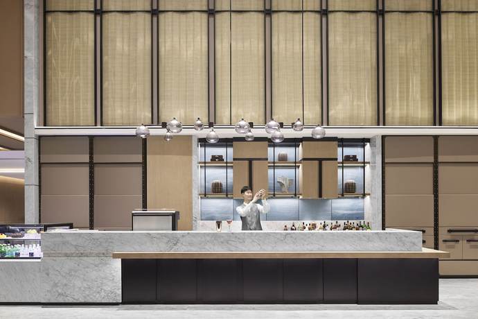 Imagen del bar/restaurante del Hotel Changzhou Marriott Jintan. Foto 3