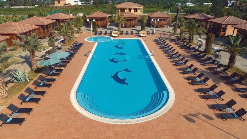 Imagen de la piscina del Hotel Chateau Kvirike. Foto 13