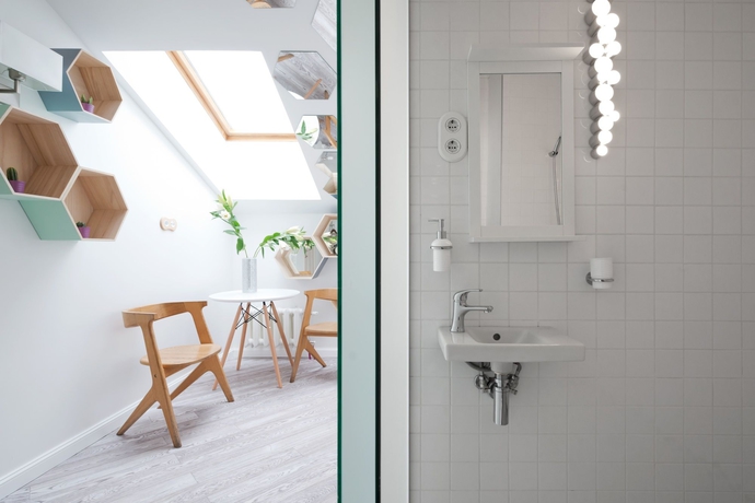 Imagen de la habitación del Hotel Che. Foto 11