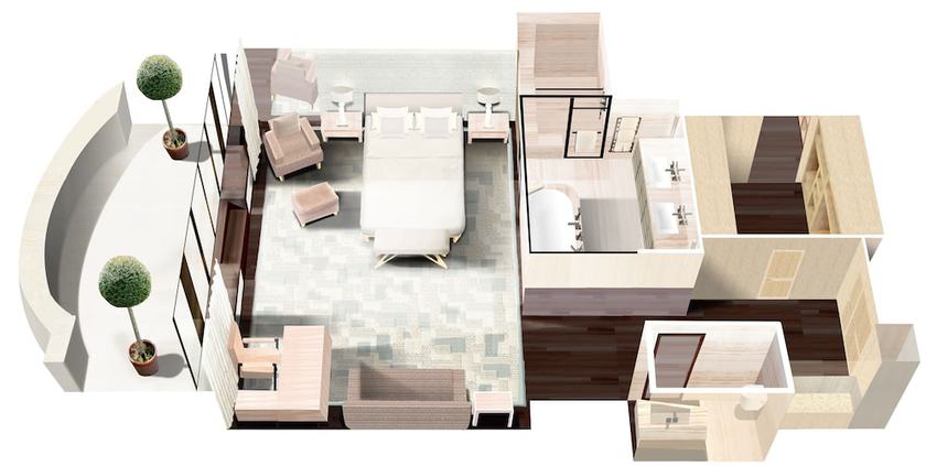 Imagen de la habitación del Hotel Cheval Blanc Paris. Foto 16