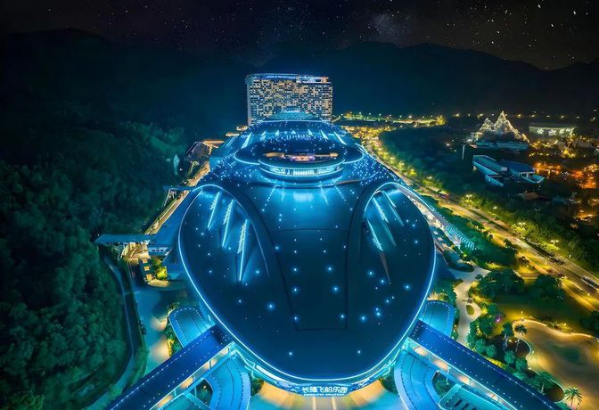 Imagen de los exteriores del Hotel Chimelong Spaceship. Foto 3