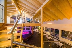 Imagen de la piscina del Hotel Christiania Saas Almagell. Foto 8