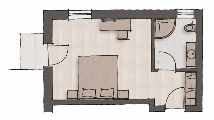 Imagen de la habitación del Hotel Christof, Appiano Sulla Strada del Vino. Foto 8