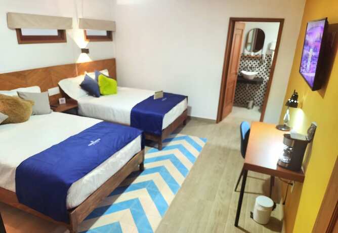 Imagen de la habitación del Hotel Churumuco. Foto 17