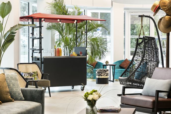 Imagen del bar/restaurante del Hotel Citadines Confluent Nantes. Foto 2