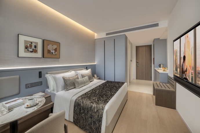 Imagen de la habitación del Hotel Citadines Hankou Riverside Wuhan. Foto 8
