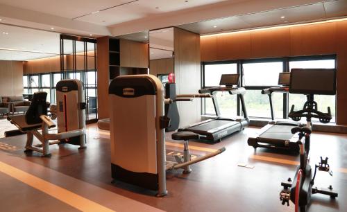 Imagen general del Hotel Citadines Jinqiao Building Yantai. Foto 12