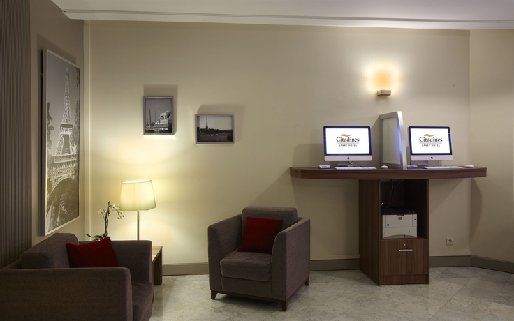 Imagen de los interiores del Hotel Citadines Trocadéro Paris. Foto 13