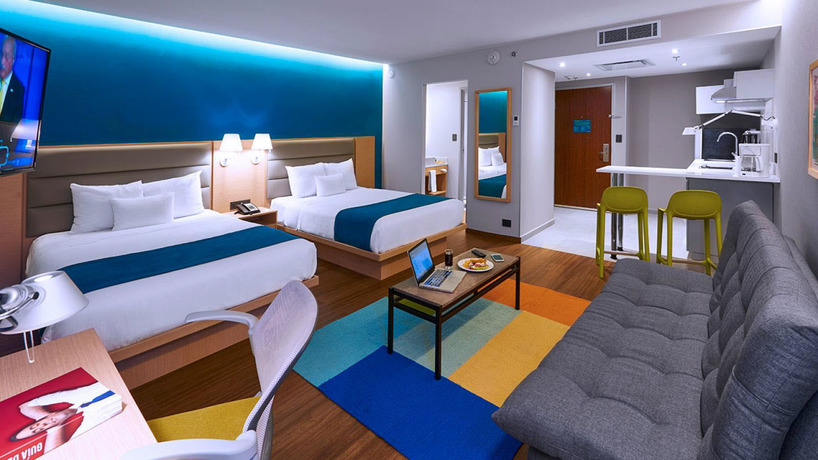 Imagen de la habitación del Hotel City Express Suites By Marriott Playa Del Carmen. Foto 7