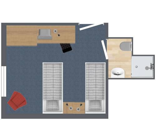 Imagen de la habitación del Hotel City Fellbach. Foto 13