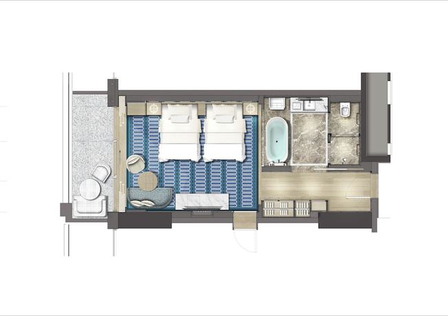 Imagen de la habitación del Hotel City Of Dreams Mediterranean - Integrated Resort, Casino And Entertainment. Foto 5